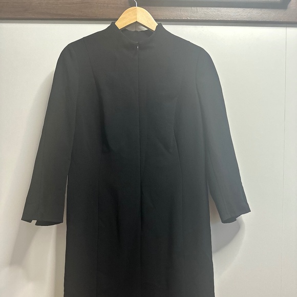 Akris Black Wool Midi Dress – Made in Switzerland - Picture 2 of 9